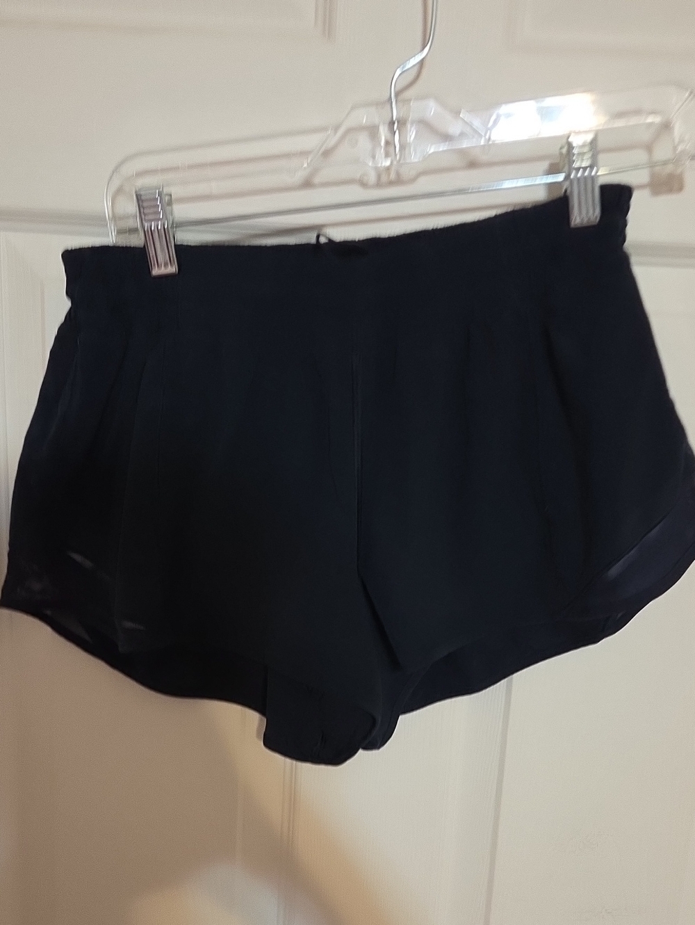 lululemon athletica Black High-Waist Athletic Shorts Dark Navy